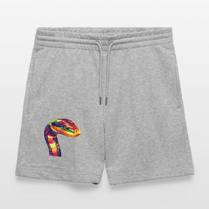 Serpent Python Cobra Mamba Serpent à sonnettes Serpent Short de jogging bio TRAINER Stanley/Stella unisexe