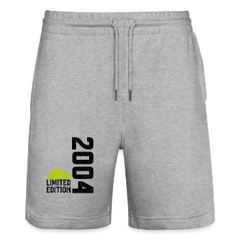 20. Jubiläum 2004 Limited Edition Tennis - Stanley/Stella Unisex Bio Joggingshorts Trainer  - Grau meliert - Vorne - Nik (191cm) & Marisol (170cm)