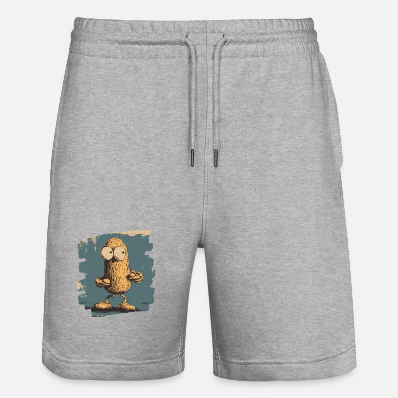 Arachide - Short de jogging bio TRAINER Stanley/Stella unisexe - gris chiné
