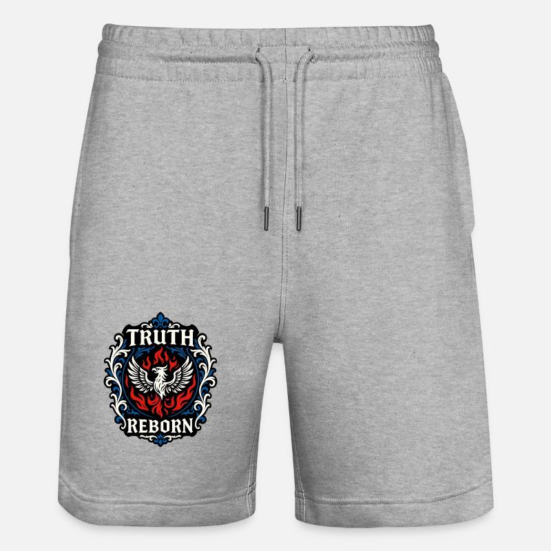 La vérité renaît - Short de jogging bio TRAINER Stanley/Stella unisexe - gris chiné