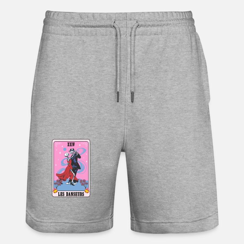 Dancers Passion Dance und Tarot Geschenkidee - Stanley/Stella Unisex Bio Joggingshorts Trainer  - Grau meliert