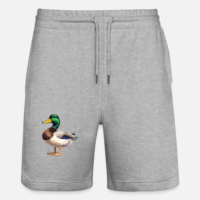 Canards Canard - Short de jogging bio TRAINER Stanley/Stella unisexe - gris chiné