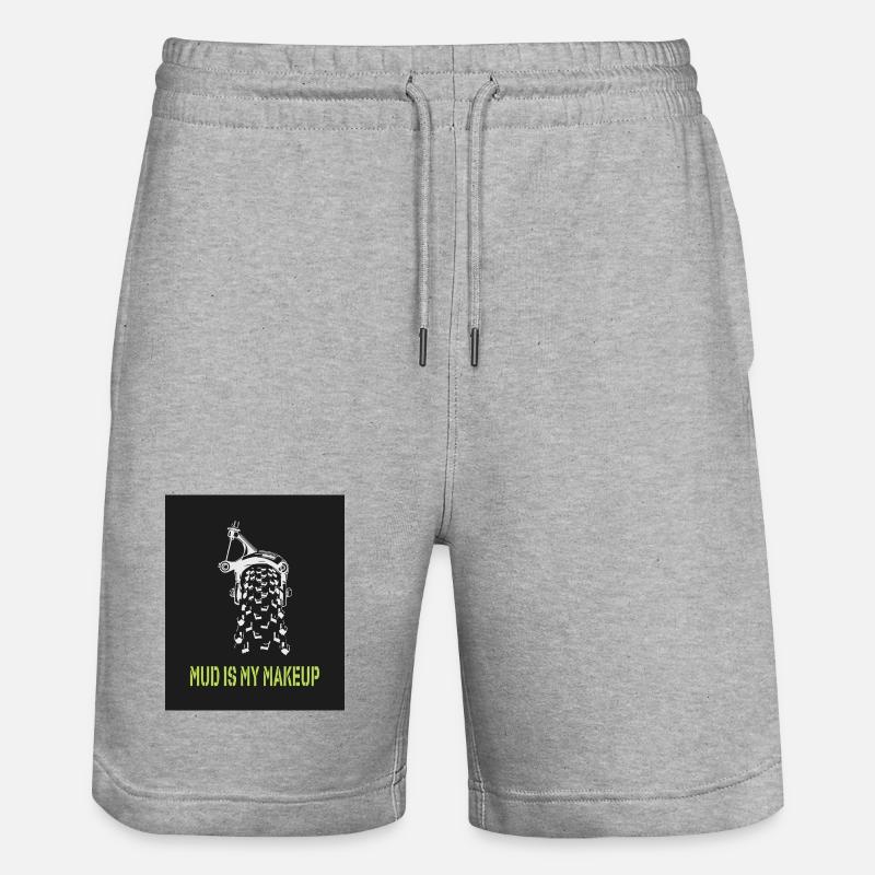 La boue est mon maquillage - Short de jogging bio TRAINER Stanley/Stella unisexe - gris chiné