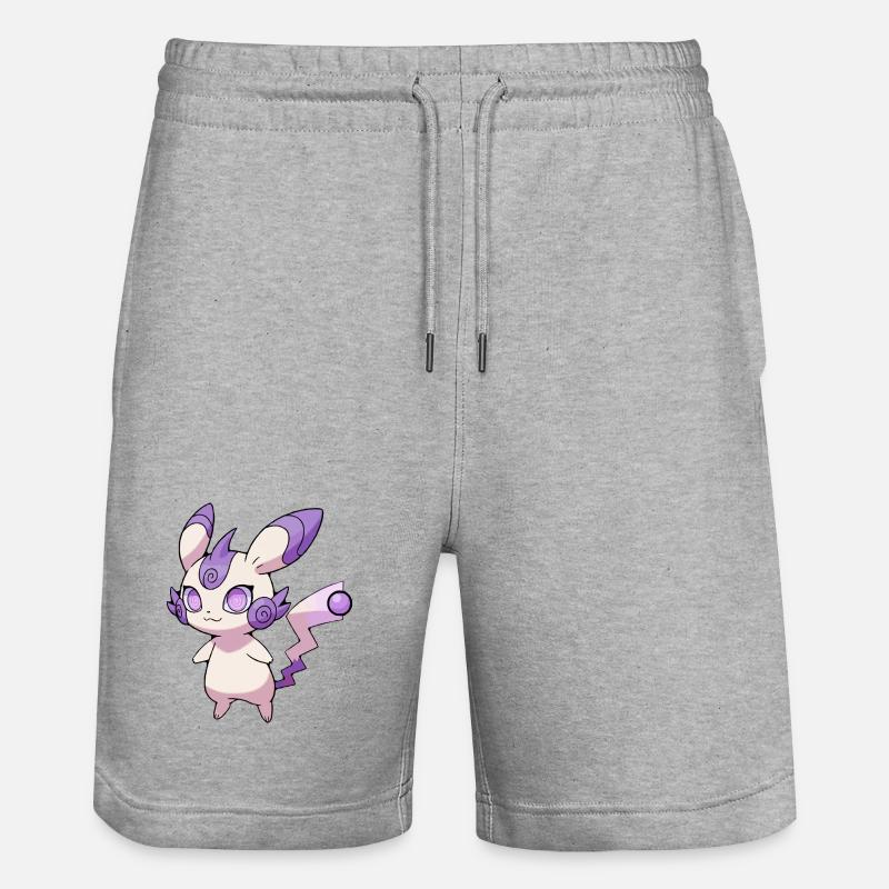 Aikachu - Short de jogging bio TRAINER Stanley/Stella unisexe - gris chiné