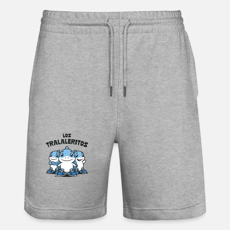 Los Tralaleritos Italian Brainrot - Pantaloncini da jogger ecologici unisex Trainer di Stanley/Stella - grigio melange