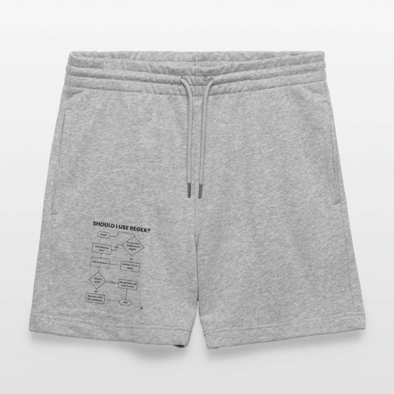 Should I Use Regex Flowchart - Two Problems Gift Stanley/Stella Trainer Unisex Organic Jogging Shorts