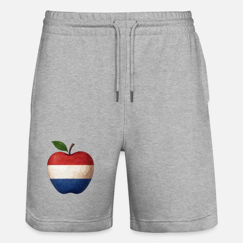 Pays-Bas Pays-Bas - Short de jogging bio TRAINER Stanley/Stella unisexe - gris chiné