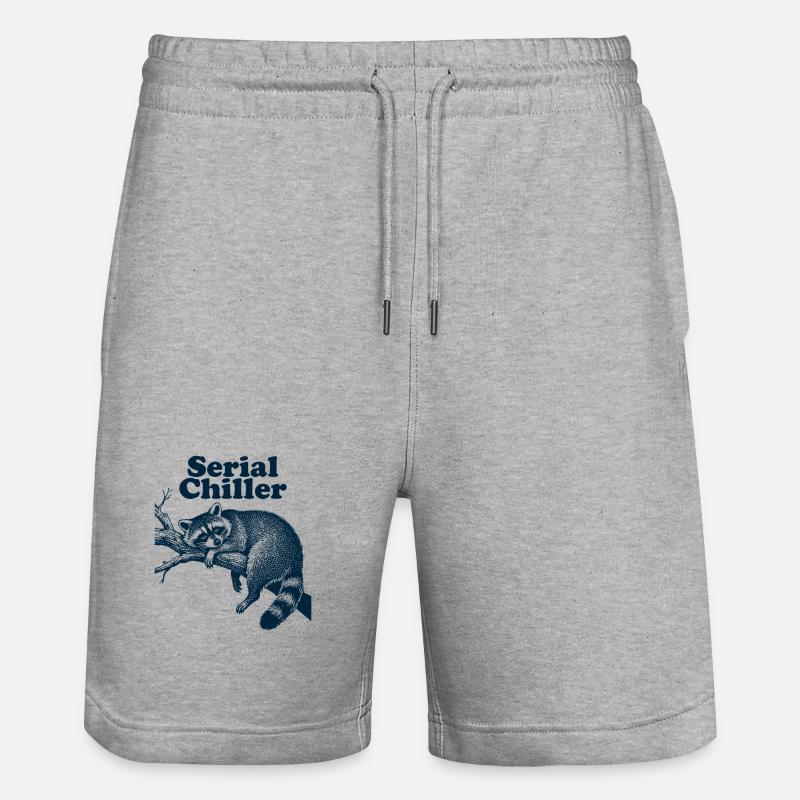 Raton laveur en série - Short de jogging bio TRAINER Stanley/Stella unisexe - gris chiné