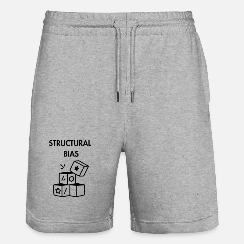 Polarisation structurelle - Short de jogging bio TRAINER Stanley/Stella unisexe - gris chiné