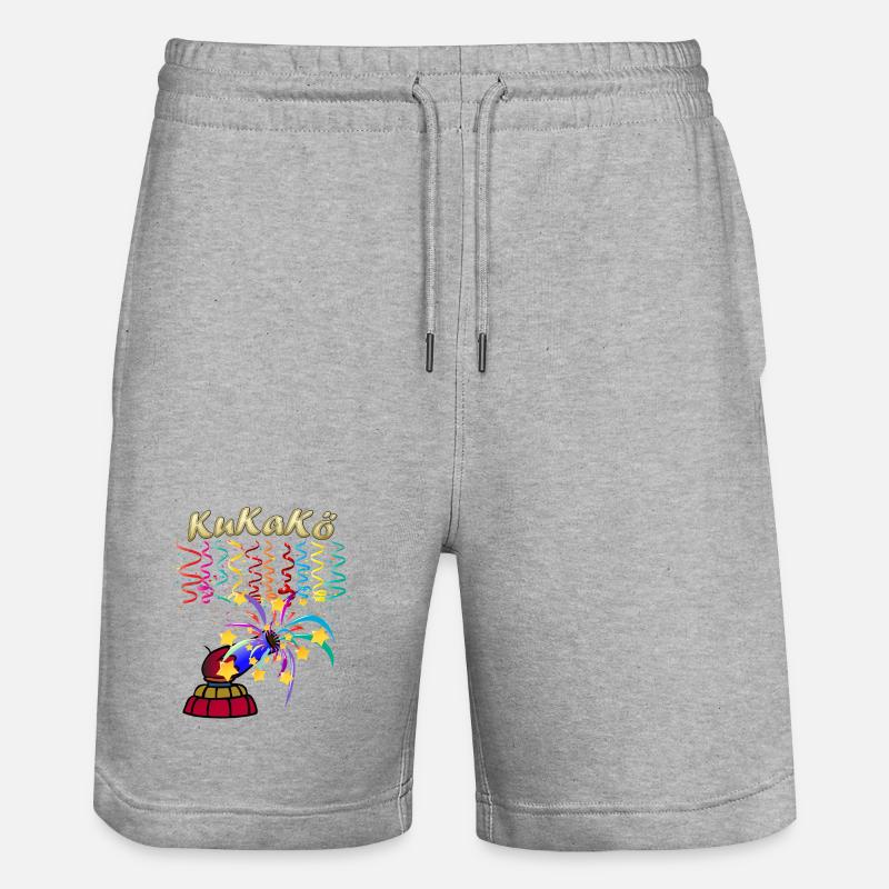 KuKaKö - Carnaval Carnaval Lundi gras Köthen - Short de jogging bio TRAINER Stanley/Stella unisexe - gris chiné