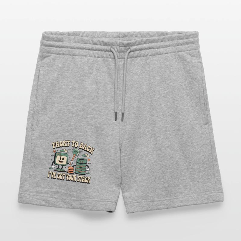 From Front to Back: Full Stack Developers Stanley/Stella Trainer Unisex Organic Jogging Shorts