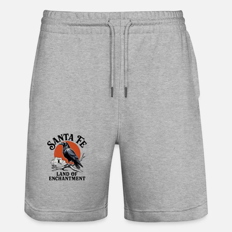 Terra dell'Incanto di Santa Fe - Pantaloncini da jogger ecologici unisex Trainer di Stanley/Stella - grigio melange