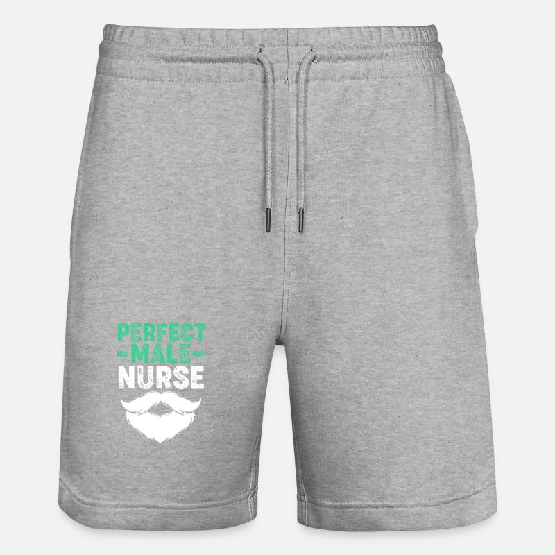 Ospedale Infermiere Regalo per Infermiere - Pantaloncini da jogger ecologici unisex Trainer di Stanley/Stella - grigio melange