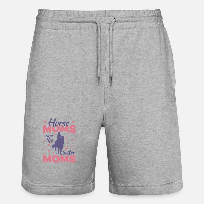 Mère cheval - Short de jogging bio TRAINER Stanley/Stella unisexe - gris chiné