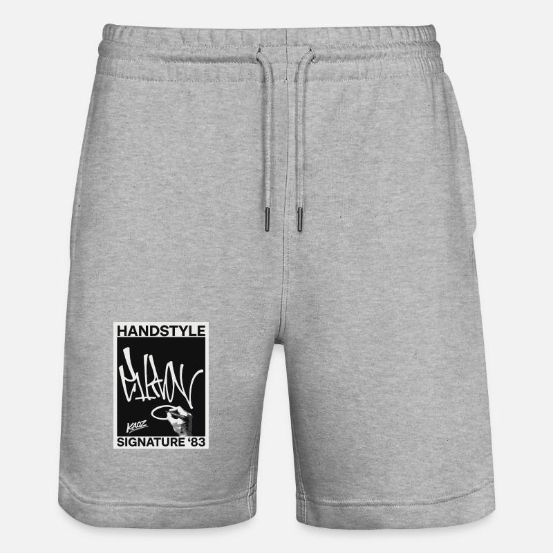 Handstyle Graffiti Signature '83 - Short de jogging bio TRAINER Stanley/Stella unisexe - gris chiné