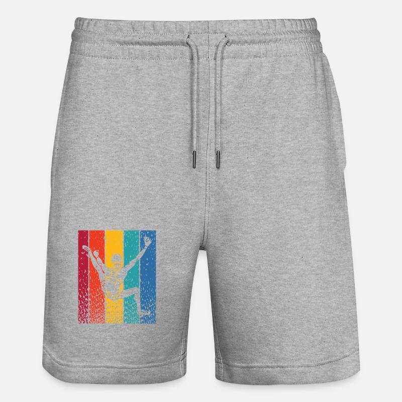 Bloc de bloc de Boulderer - Short de jogging bio TRAINER Stanley/Stella unisexe - gris chiné