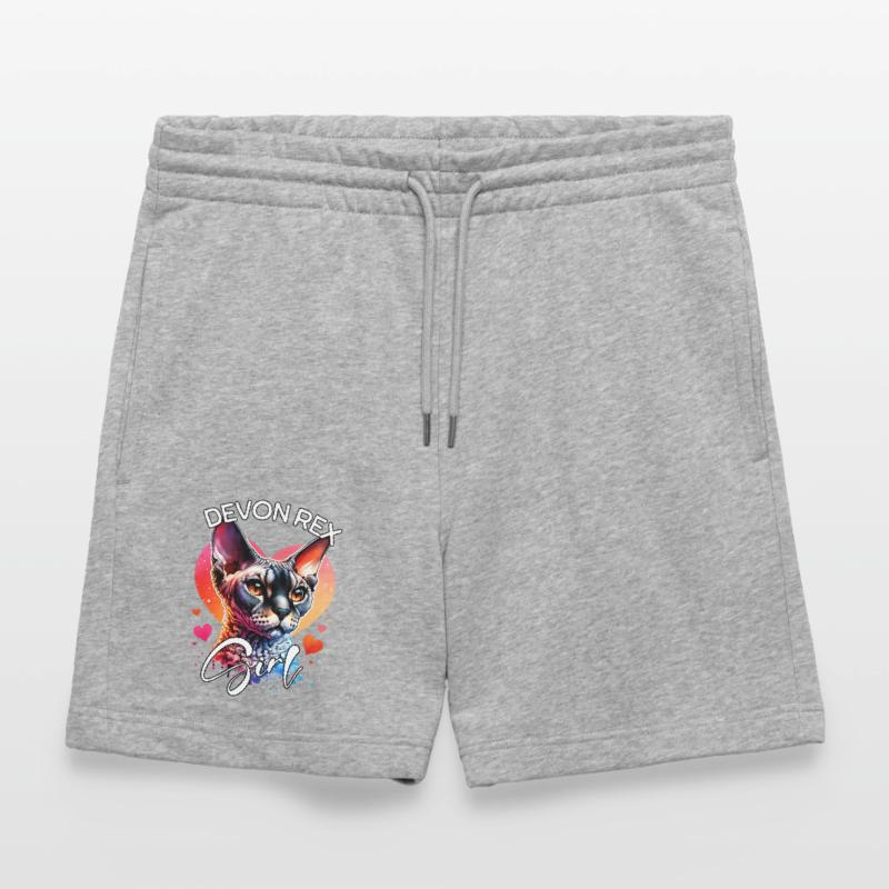 Devon Rex Mädchen Devon Rex Stanley/Stella Unisex Bio Joggingshorts Trainer 