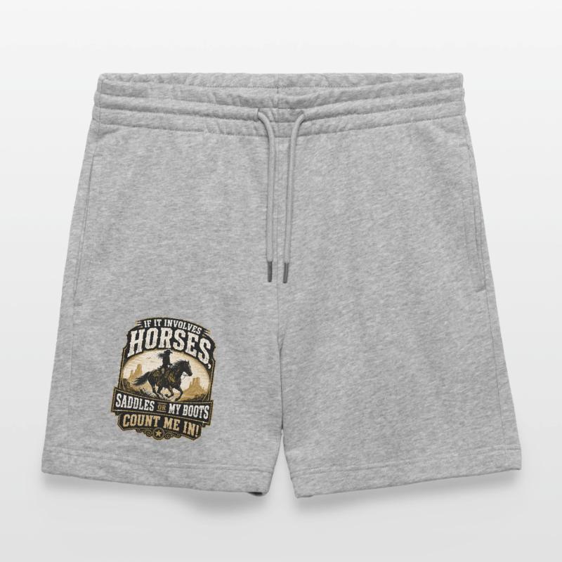 Pferdeheld: Sättel oder Stiefel Stanley/Stella Unisex Bio Joggingshorts Trainer 