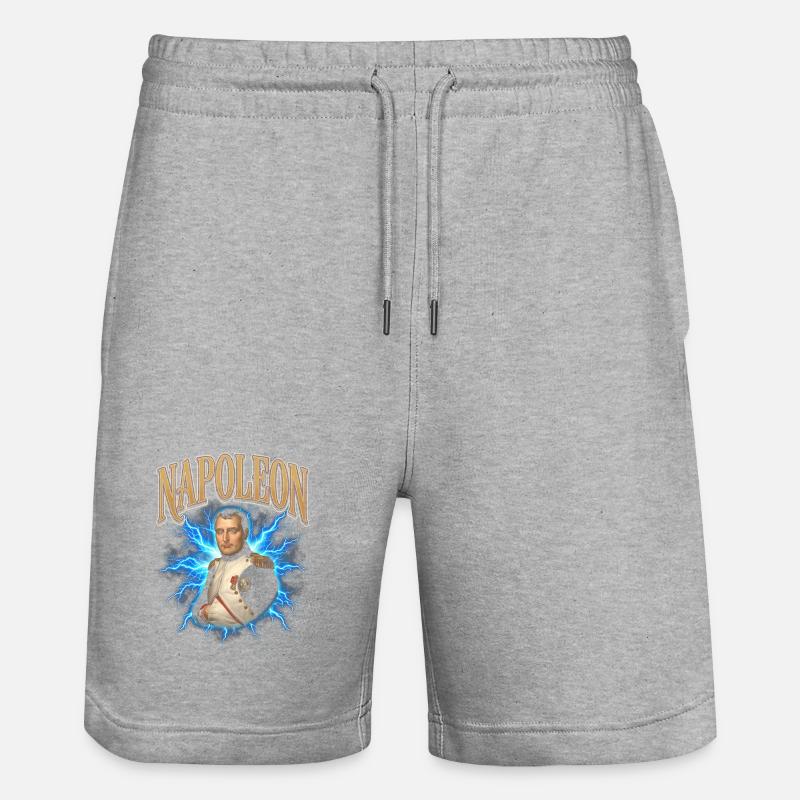 Aura de lampe torche Napoléon - Short de jogging bio TRAINER Stanley/Stella unisexe - gris chiné