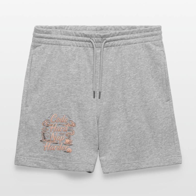 Code développeur à distance Hard Nap, Codeur à distance plus difficile Short de jogging bio TRAINER Stanley/Stella unisexe
