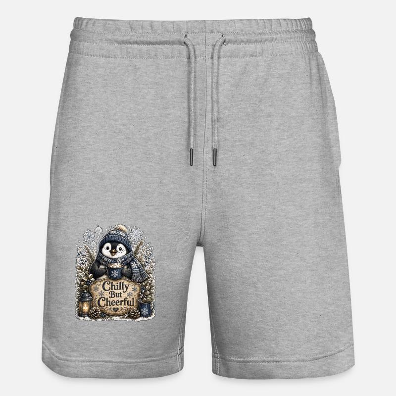 Froid mais Joyeux - Short de jogging bio TRAINER Stanley/Stella unisexe - gris chiné