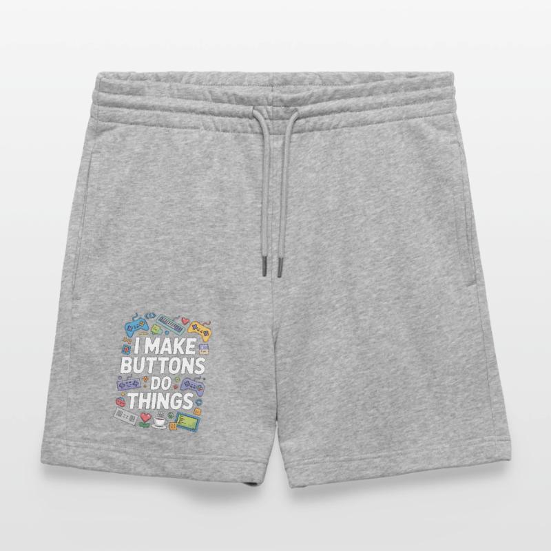 Game Developer I Make Buttons Software Developer Stanley/Stella Unisex Bio Joggingshorts Trainer 