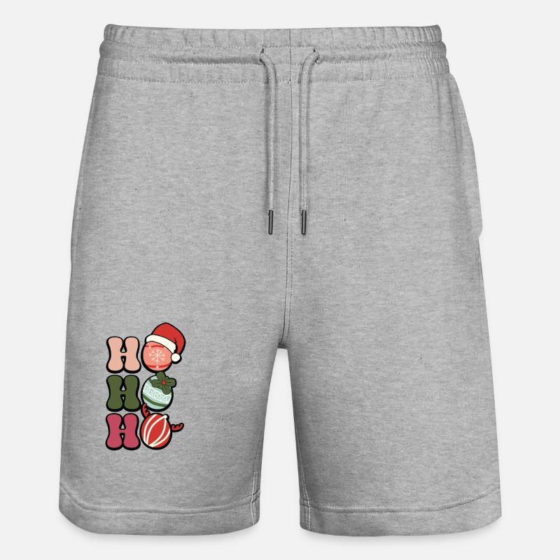 HoHoHo - Short de jogging bio TRAINER Stanley/Stella unisexe - gris chiné