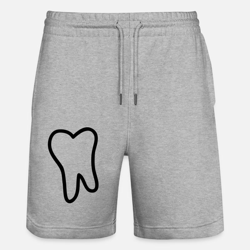 tooth - Short de jogging bio TRAINER Stanley/Stella unisexe - gris chiné