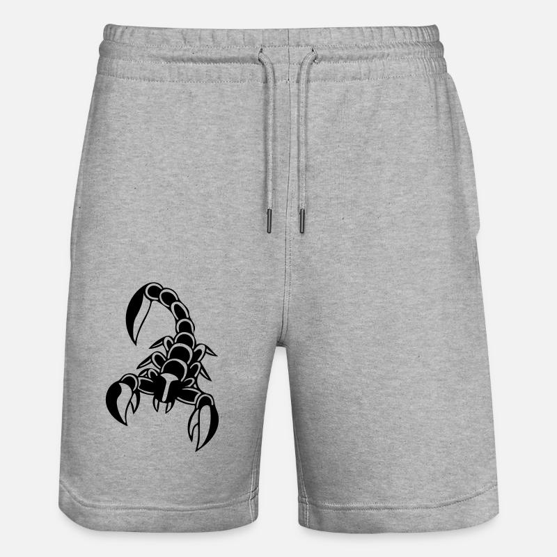 Scorpion - Short de jogging bio TRAINER Stanley/Stella unisexe - gris chiné