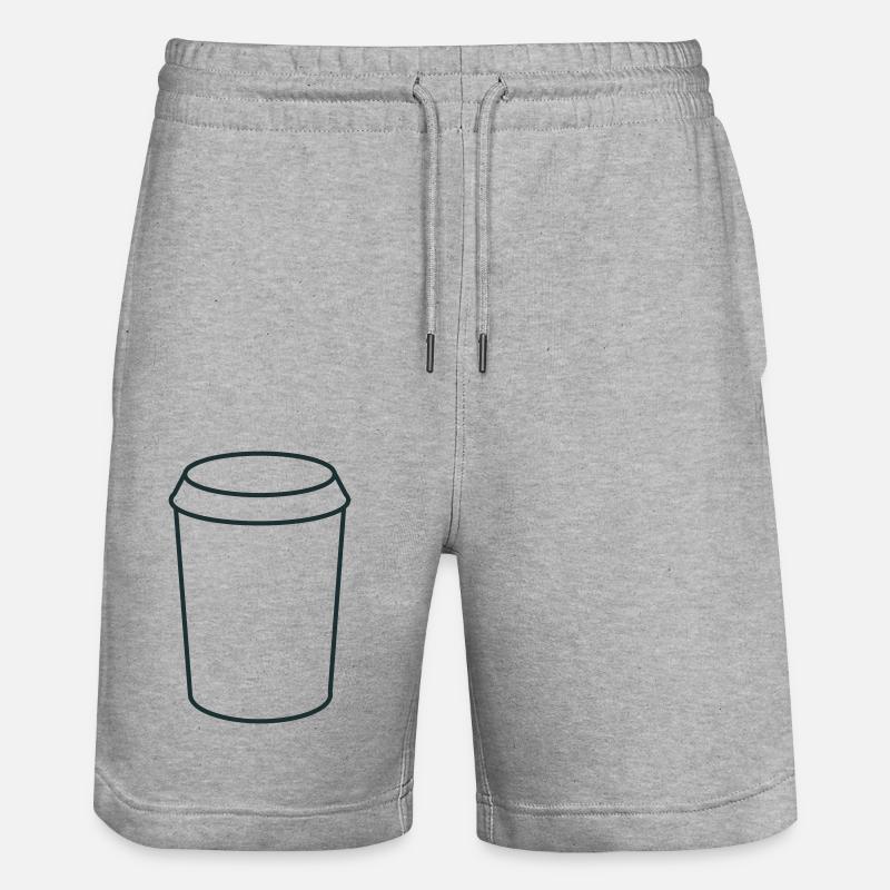 tasse à café de base - Short de jogging bio TRAINER Stanley/Stella unisexe - gris chiné