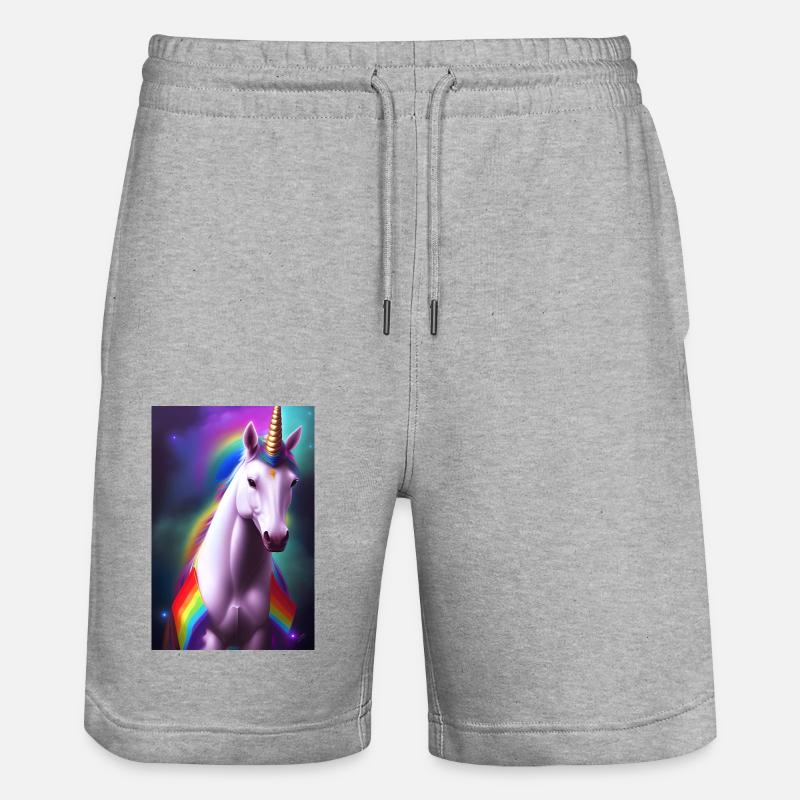 Licorne - Short de jogging bio TRAINER Stanley/Stella unisexe - gris chiné