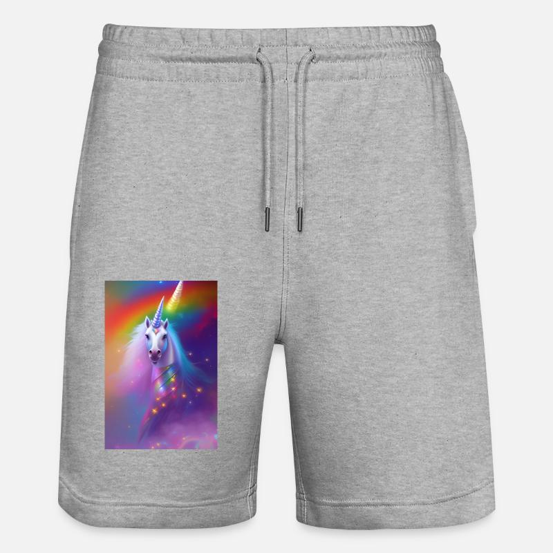 Licorne - Short de jogging bio TRAINER Stanley/Stella unisexe - gris chiné