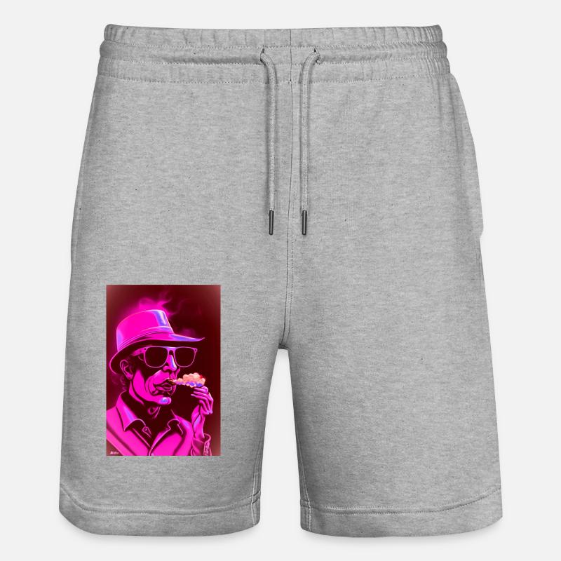 7d229765 28b1 4795 8641 5dfd1cd54500 - Stanley/Stella Unisex Bio Joggingshorts Trainer  - Grau meliert