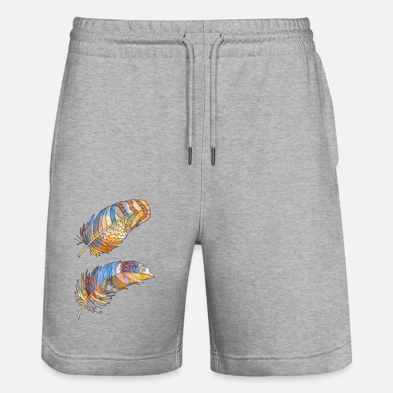 Stylo - Short de jogging bio TRAINER Stanley/Stella unisexe - gris chiné