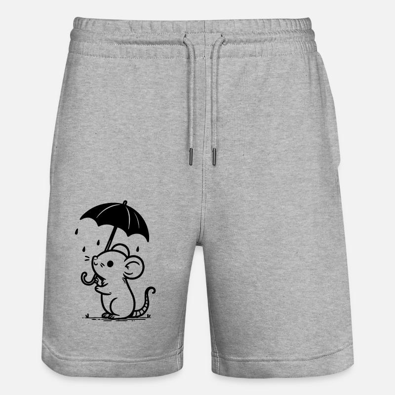 Souris - Short de jogging bio TRAINER Stanley/Stella unisexe - gris chiné