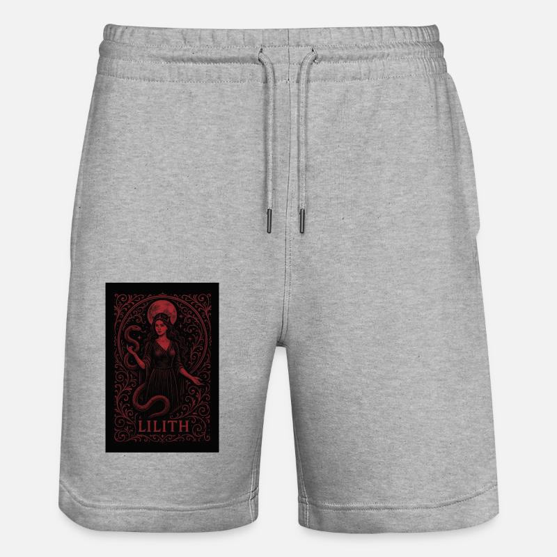 416A02F3 5F8C 4F70 9E1B 75FBD9BA699E - Stanley/Stella Unisex Bio Joggingshorts Trainer  - Grau meliert