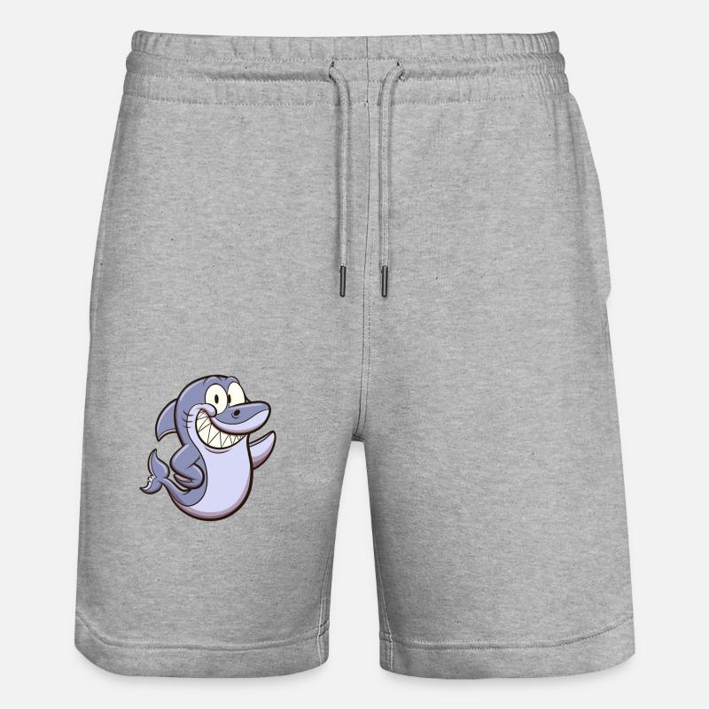 Requin mignon - Short de jogging bio TRAINER Stanley/Stella unisexe - gris chiné