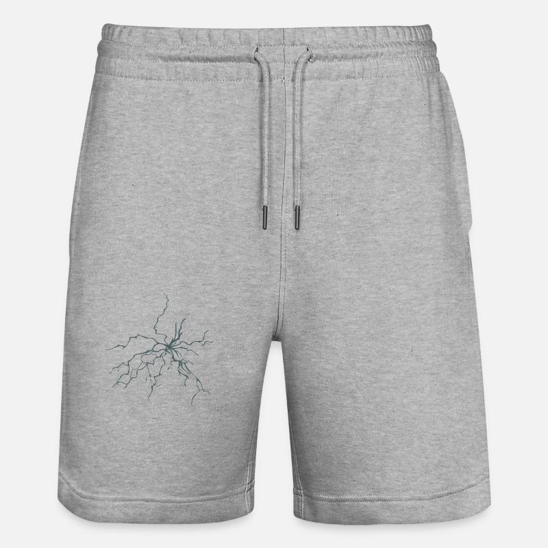 eclairs eclair 1209 A - Short de jogging bio TRAINER Stanley/Stella unisexe - gris chiné