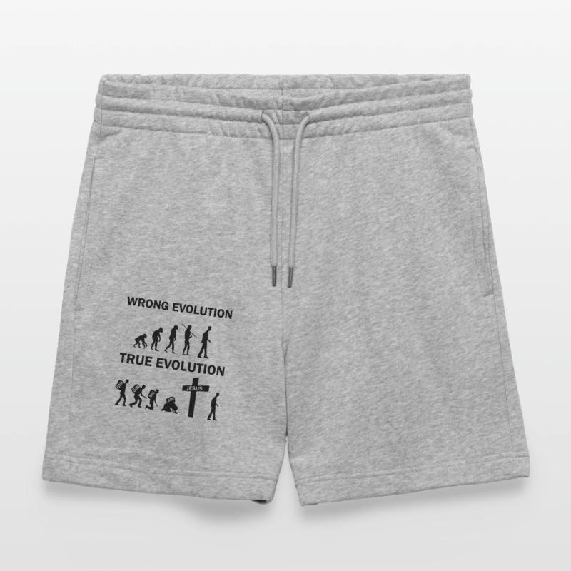 Jésus de la véritable évolution Short de jogging bio TRAINER Stanley/Stella unisexe