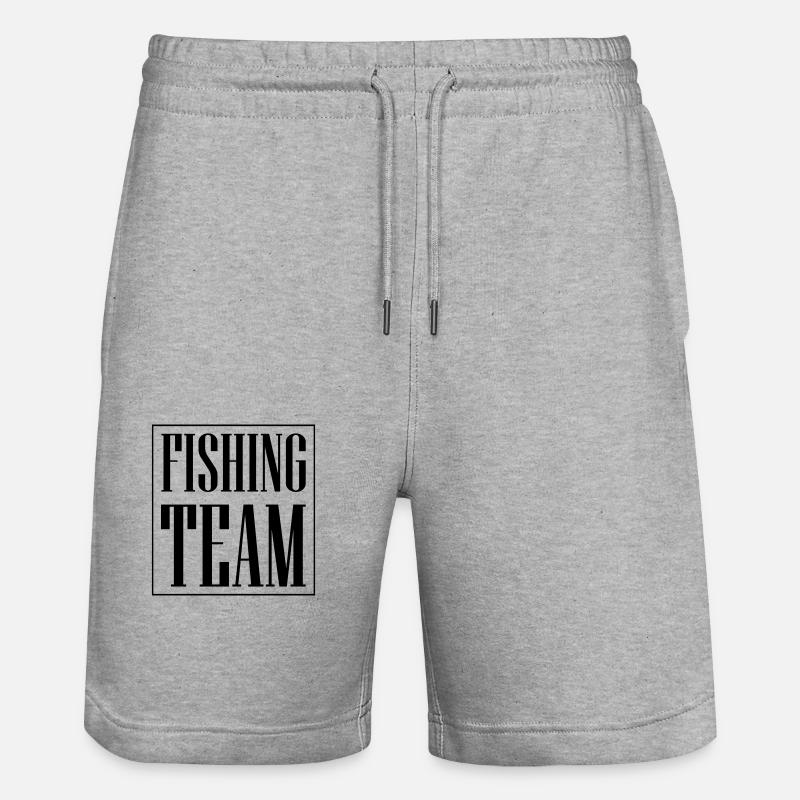 Équipe de pêche - Short de jogging bio TRAINER Stanley/Stella unisexe - gris chiné
