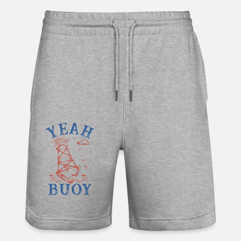 oui bouée Graphique - Short de jogging bio TRAINER Stanley/Stella unisexe - gris chiné