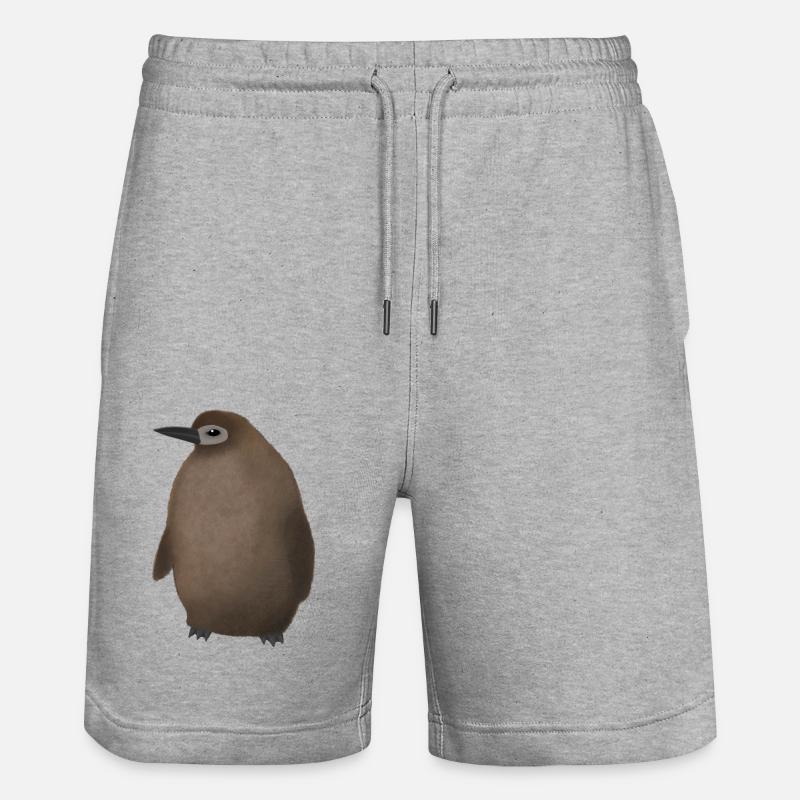 Pingouin pesto - Short de jogging bio TRAINER Stanley/Stella unisexe - gris chiné