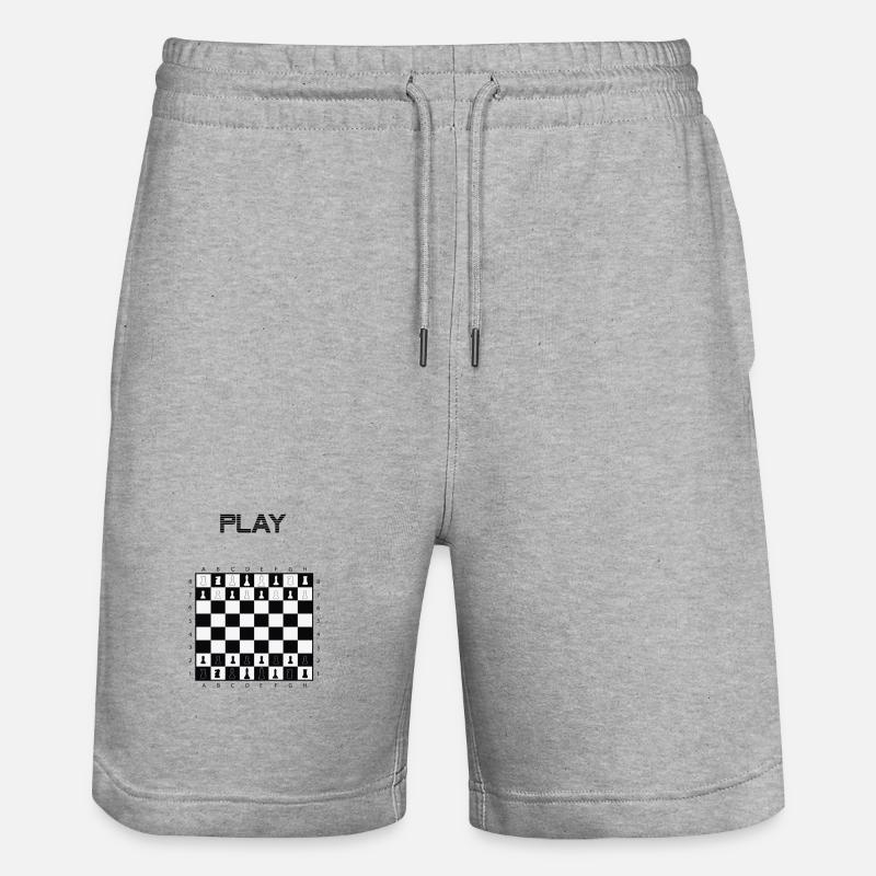 chess - Short de jogging bio TRAINER Stanley/Stella unisexe - gris chiné
