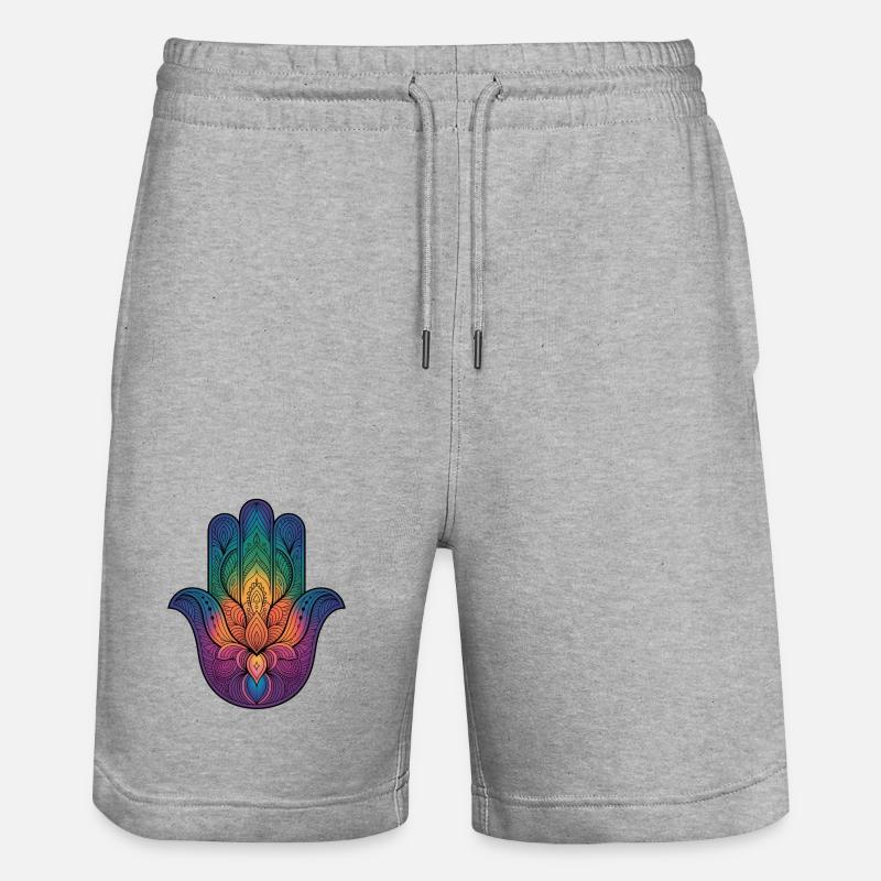 Hamsa - Short de jogging bio TRAINER Stanley/Stella unisexe - gris chiné