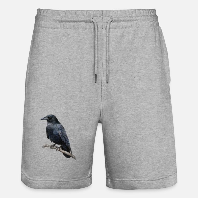 Corbeau Corbeau - Short de jogging bio TRAINER Stanley/Stella unisexe - gris chiné