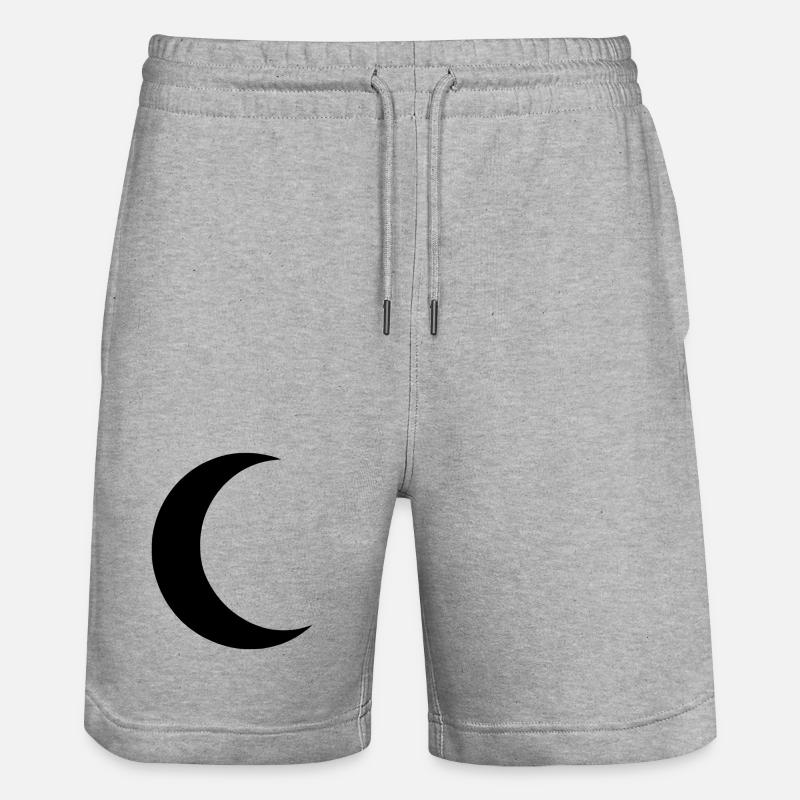 Minimalisme de la silhouette lunaire - Short de jogging bio TRAINER Stanley/Stella unisexe - gris chiné