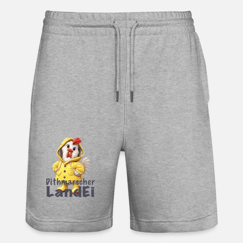 Imperméable Dithmarscher Landei - Short de jogging bio TRAINER Stanley/Stella unisexe - gris chiné
