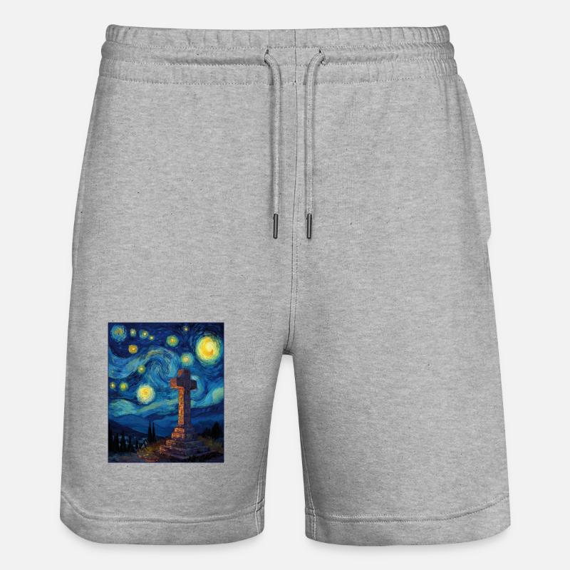 croix - Short de jogging bio TRAINER Stanley/Stella unisexe - gris chiné