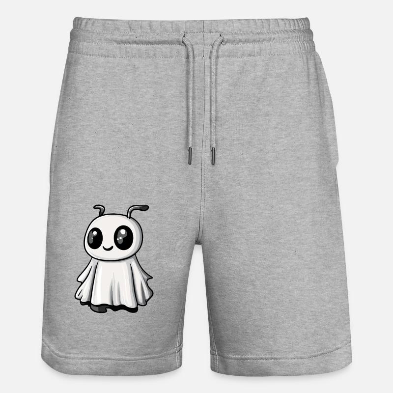 Ameise Halloween Comic Geist - Stanley/Stella Unisex Bio Joggingshorts Trainer - Grau meliert