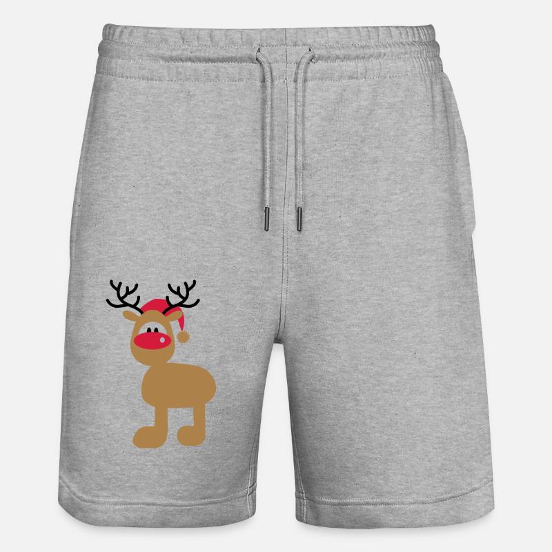 Noël - Short de jogging bio TRAINER Stanley/Stella unisexe - gris chiné